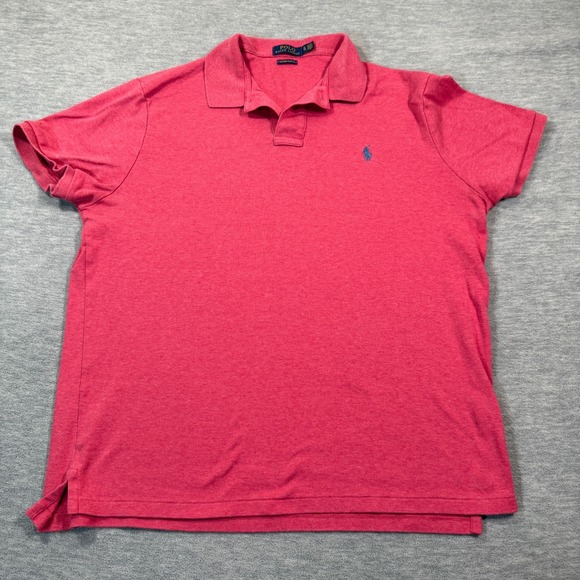 Polo Ralph Lauren Other - Polo Ralph Lauren Polo Shirt Women XL Pinkl Custom Slim Fit Short Sleeve
